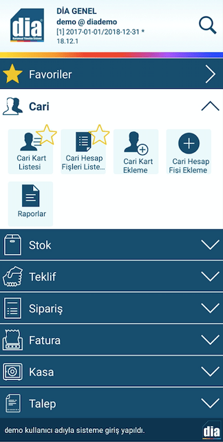 dia-mobil-cari-liste-gorunumu